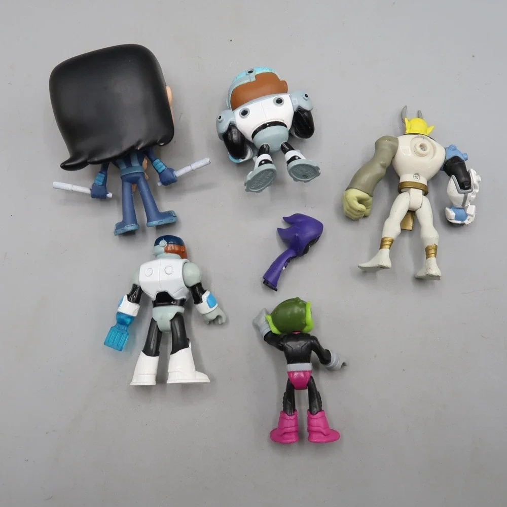 Imaginext Lot Of 7 DC Teen Titans Go! Beast Boy Raven Cyborg Master of Games